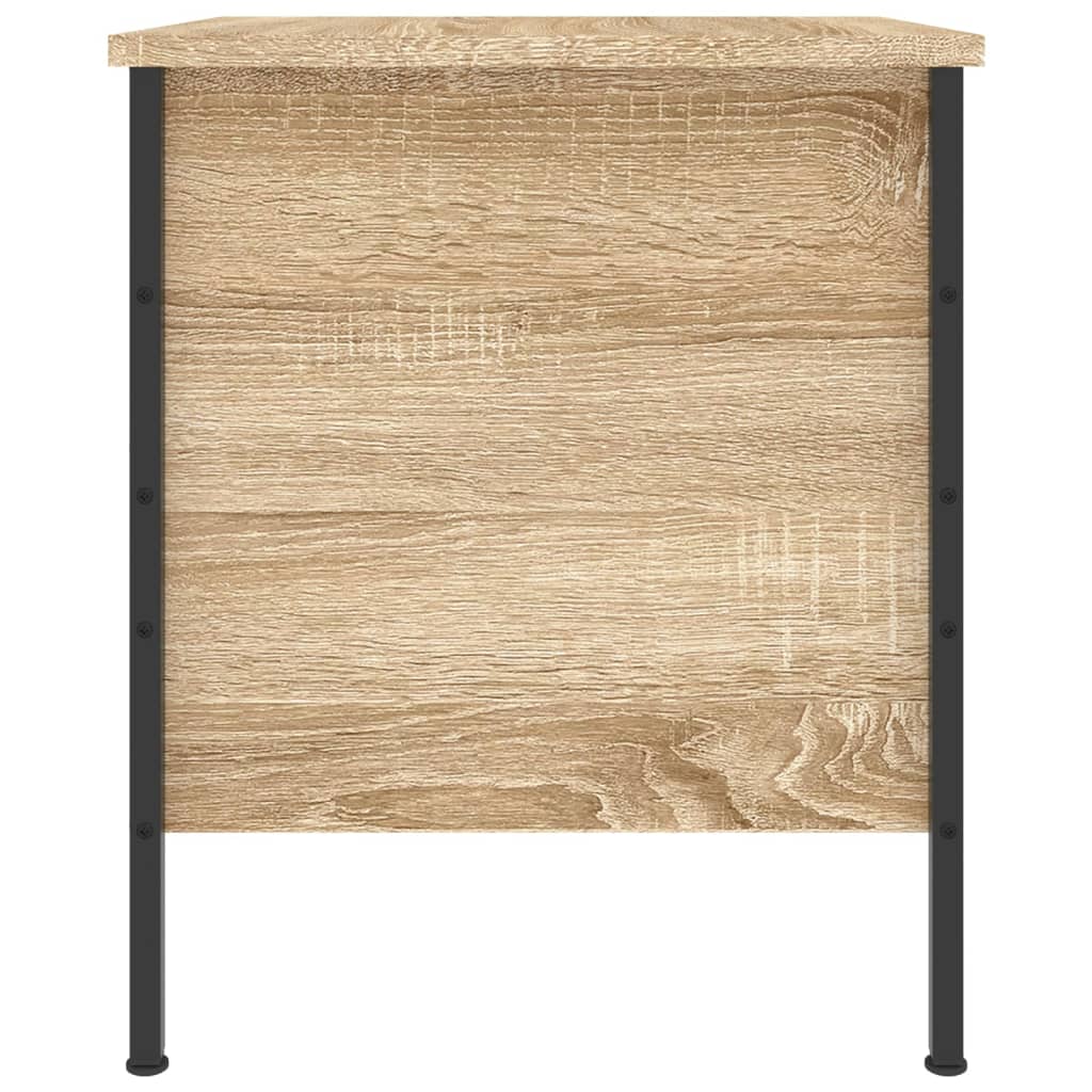 vidaXL Mesita de noche madera de ingeniería roble Sonoma 40x42x50 cm