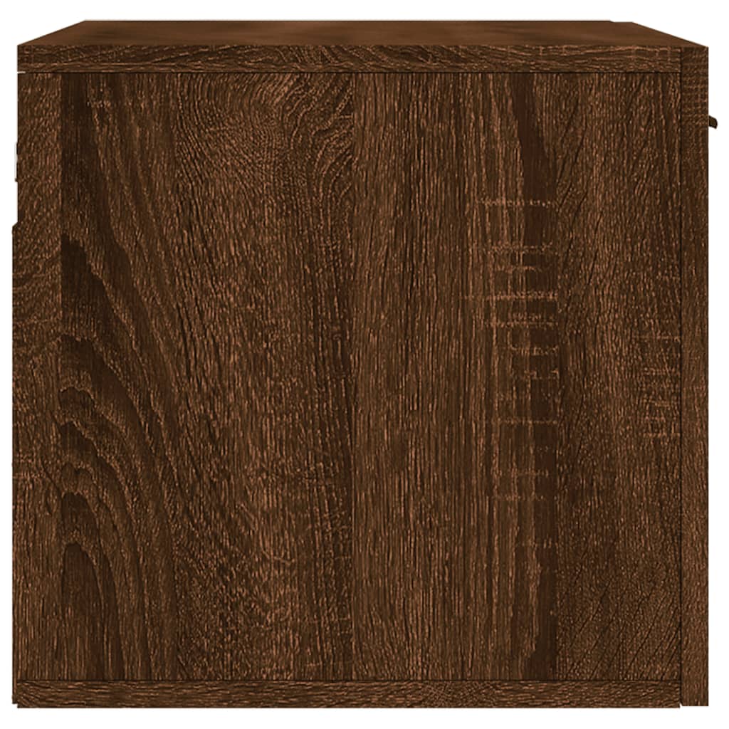 vidaXL Armario de pared madera ingeniería marrón roble 60x36,5x35 cm