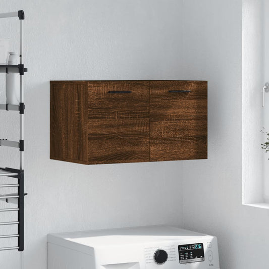 vidaXL Armario de pared madera ingeniería marrón roble 60x36,5x35 cm