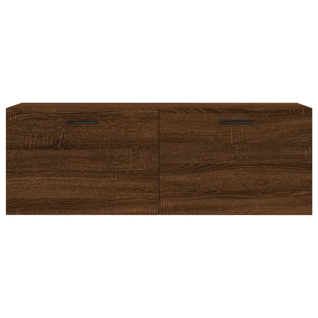 vidaXL Armario de pared madera ingeniería marrón roble 100x36,5x35 cm