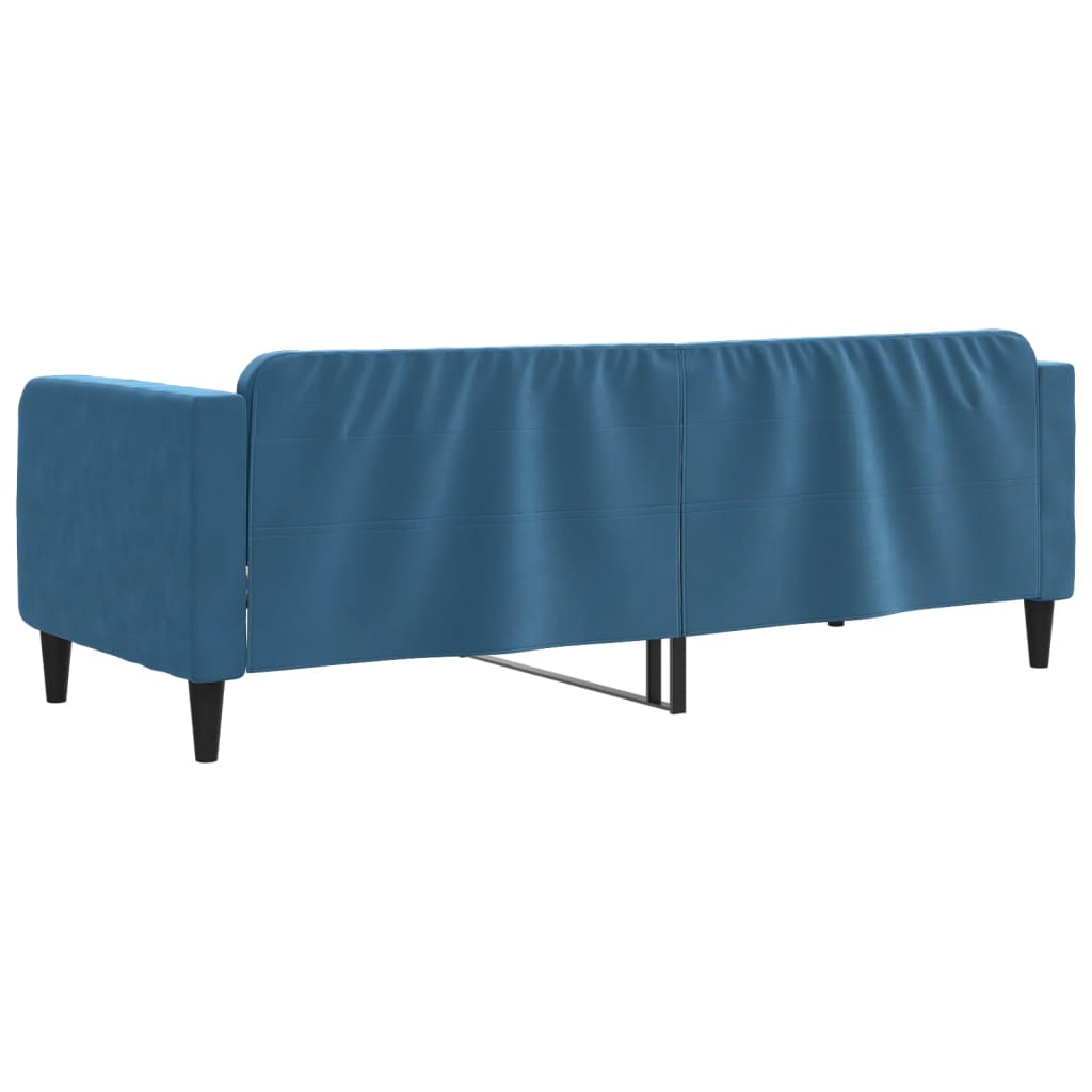 vidaXL Sofá cama sin colchón terciopelo azul 80x200 cm