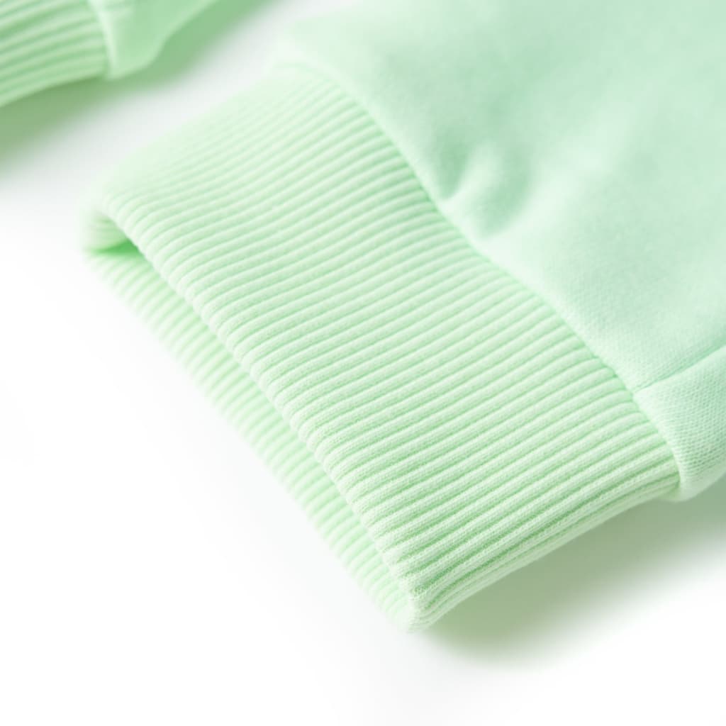 Pantalones de chándal infantiles verde brillante 92