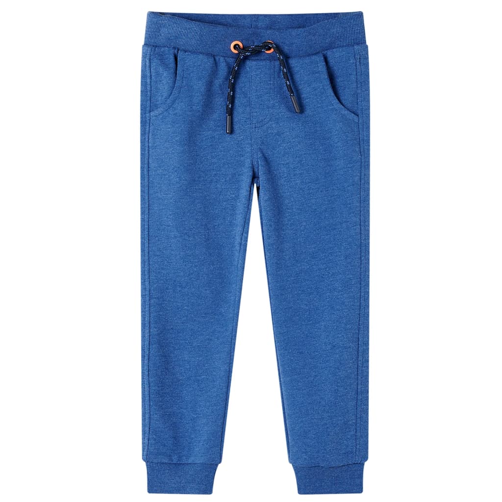 Pantalones de chándal infantiles azul oscuro 92