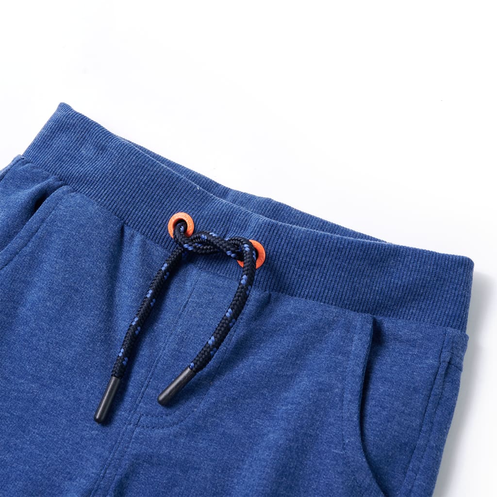 Pantalones de chándal infantiles azul oscuro 92