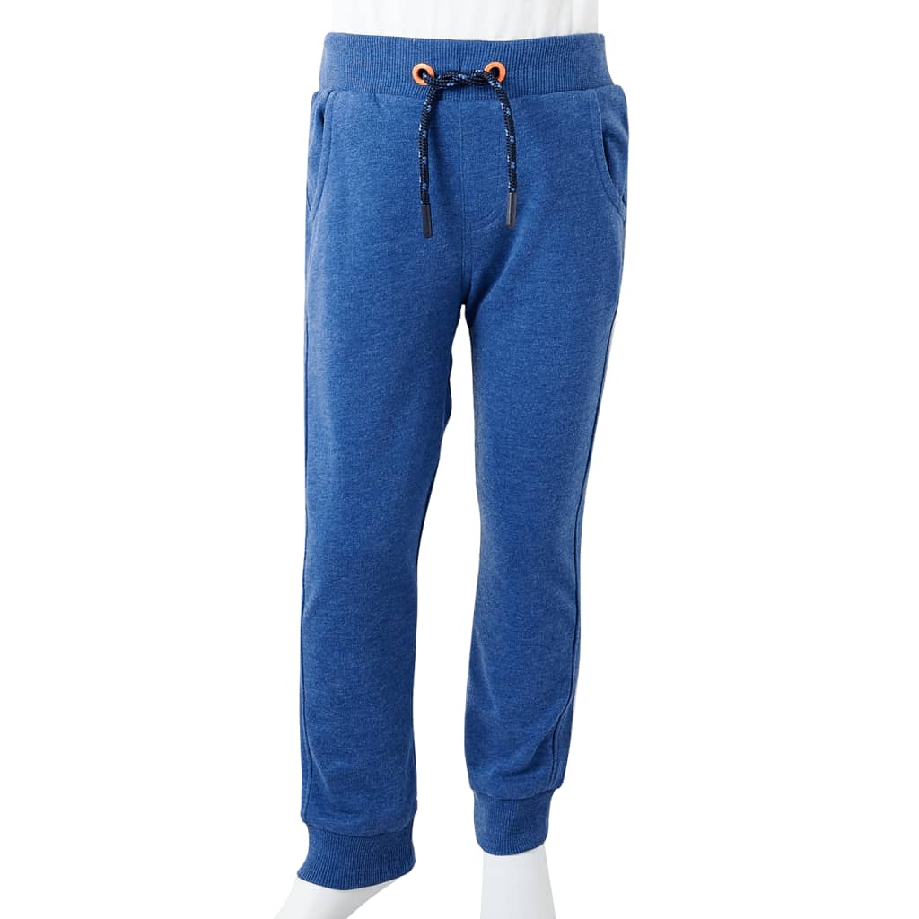 Pantalones de chándal infantiles azul oscuro 92