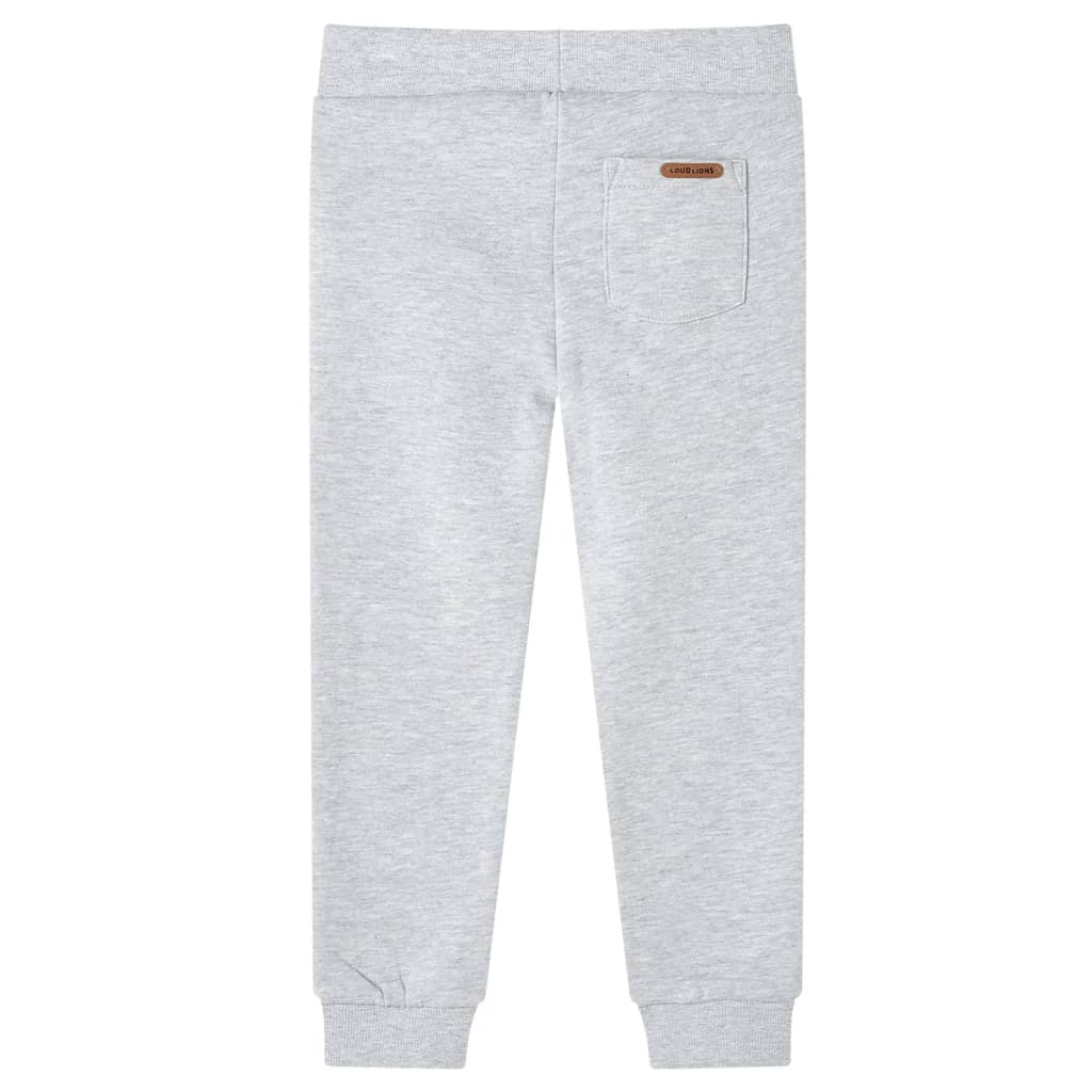 Pantalones de chándal infantiles gris mélange 104