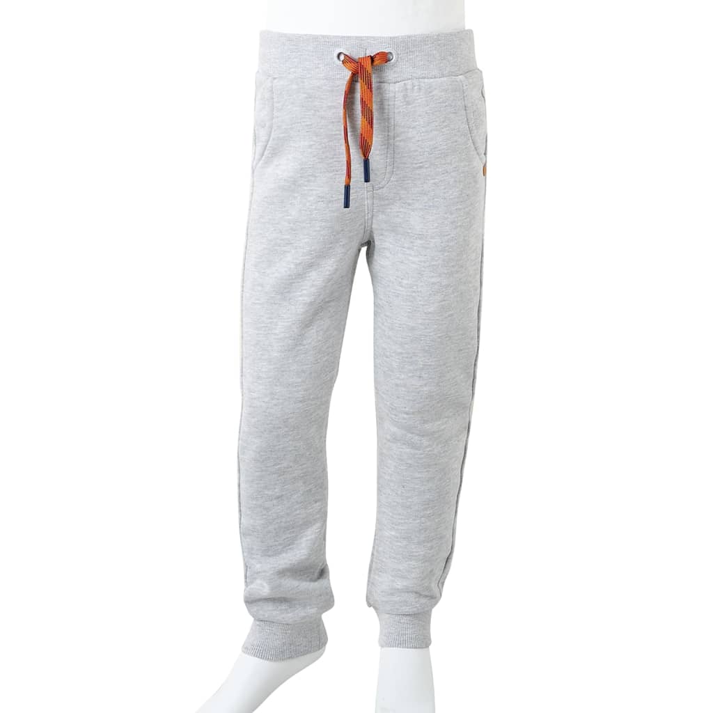 Pantalones de chándal infantiles gris mélange 104