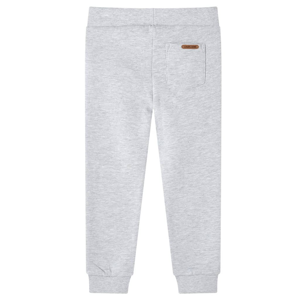 Pantalones de chándal infantiles gris mélange 128