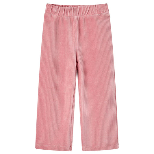 Pantalón infantil pana rosa claro 104