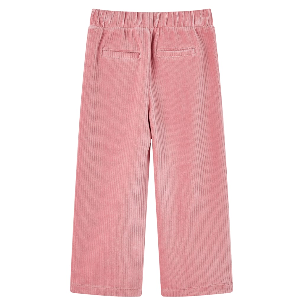 Pantalón infantil pana rosa claro 104