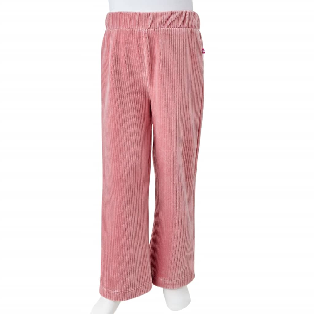 Pantalón infantil pana rosa claro 104