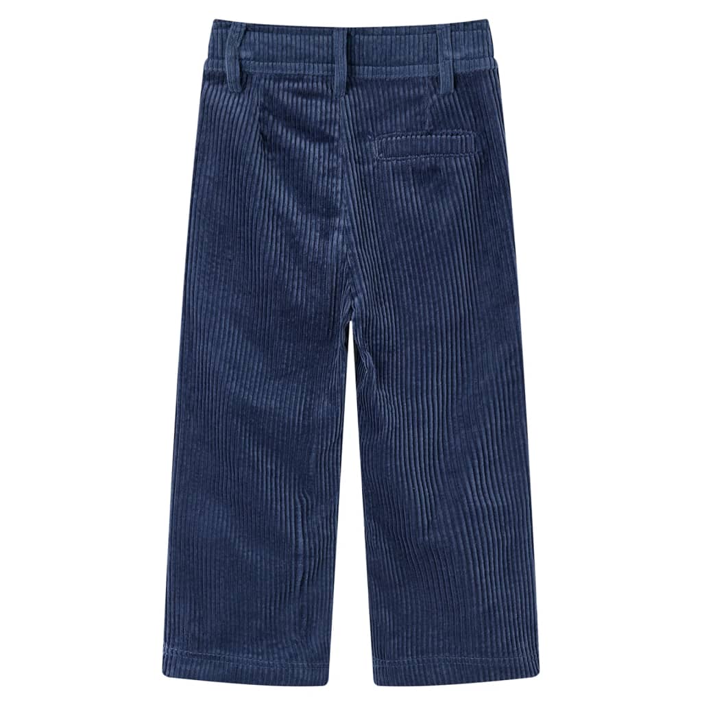 Pantalón infantil pana azul marino 128