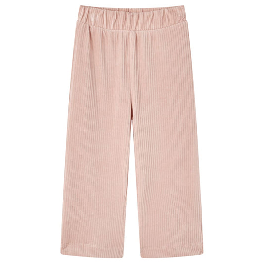 Pantalón infantil pana rosa claro 104