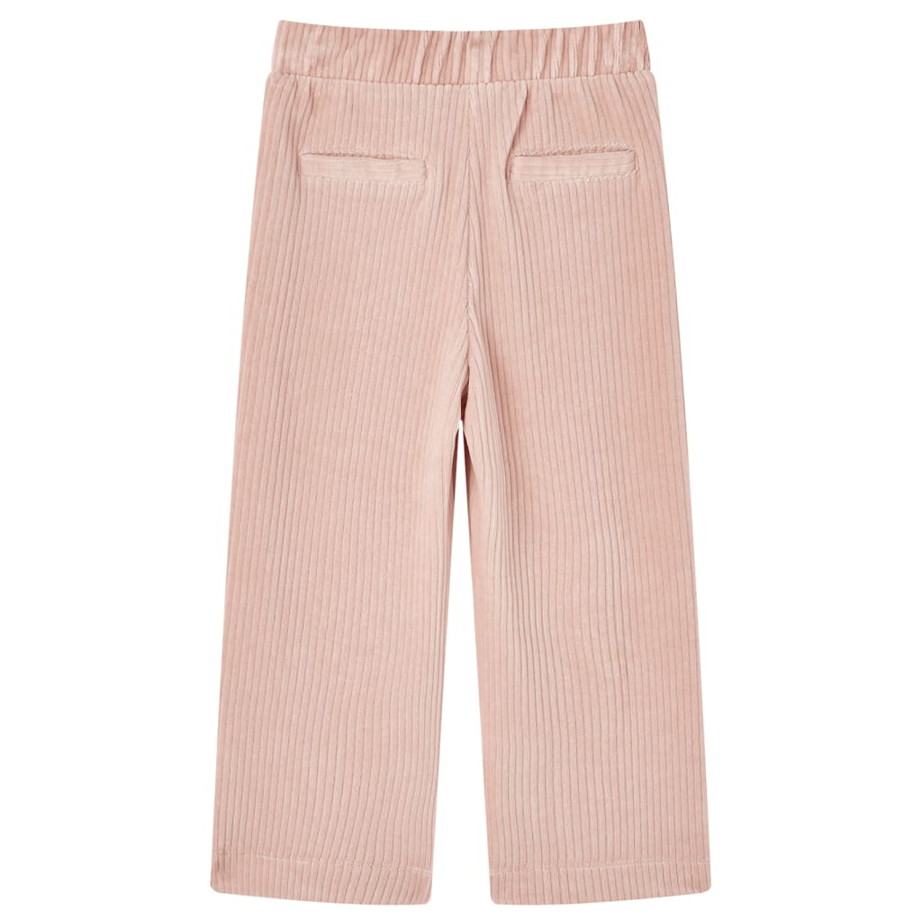 Pantalón infantil pana rosa claro 104