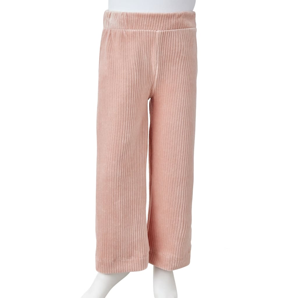 Pantalón infantil pana rosa claro 104