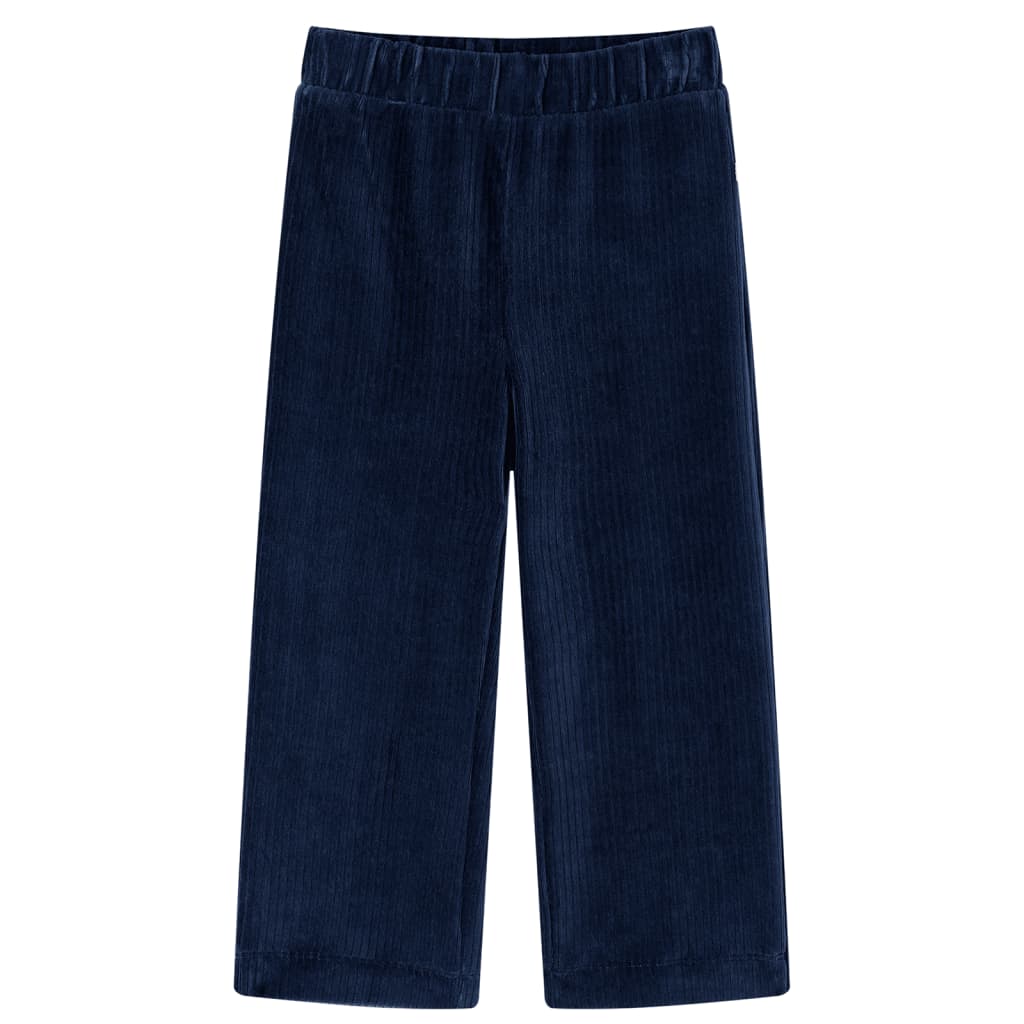 Pantalón infantil pana azul marino 104