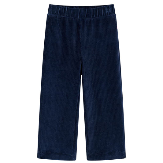 Pantalón infantil pana azul marino 128