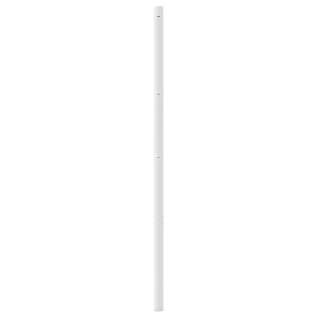 vidaXL Cabecero de metal blanco 90 cm