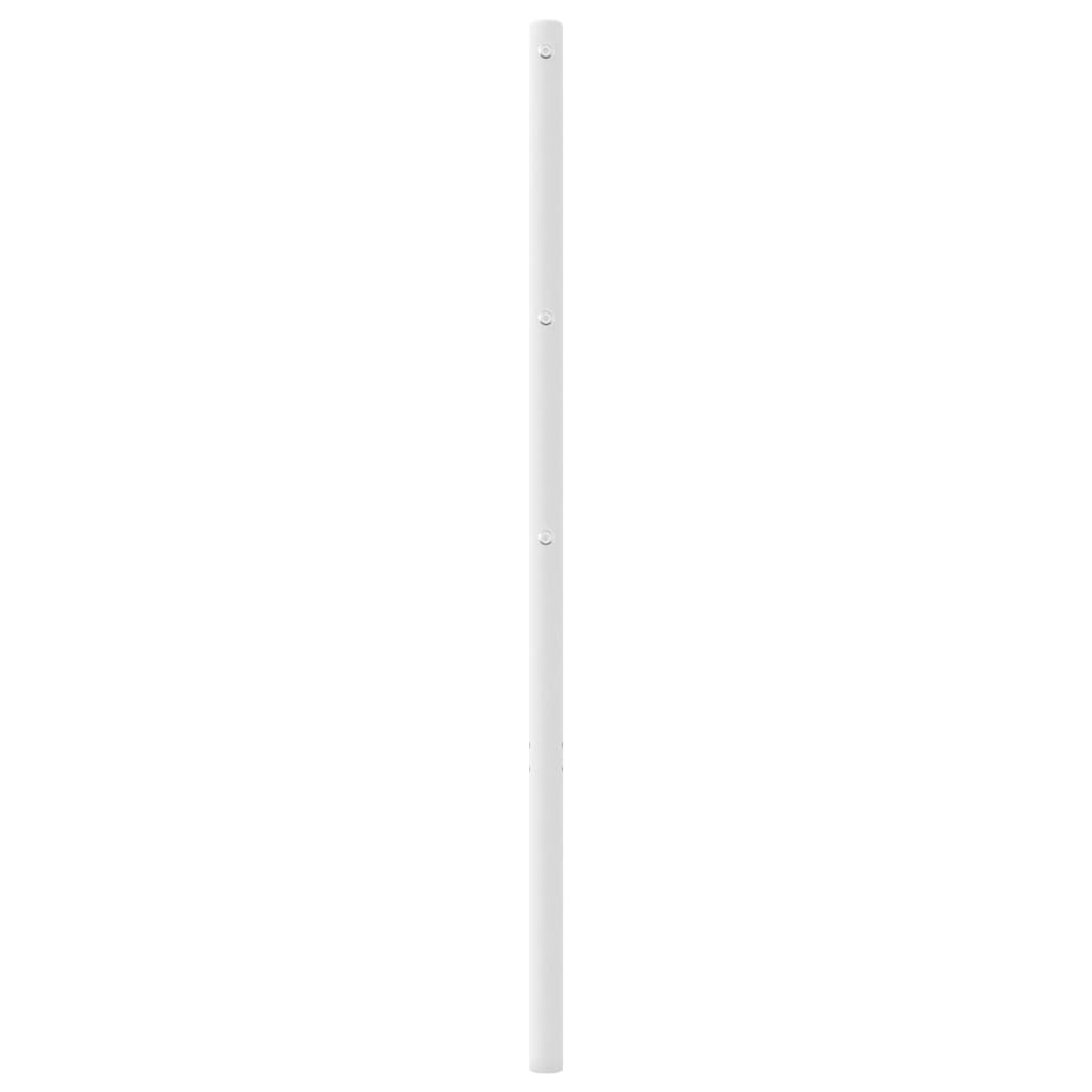 vidaXL Cabecero de metal blanco 180 cm