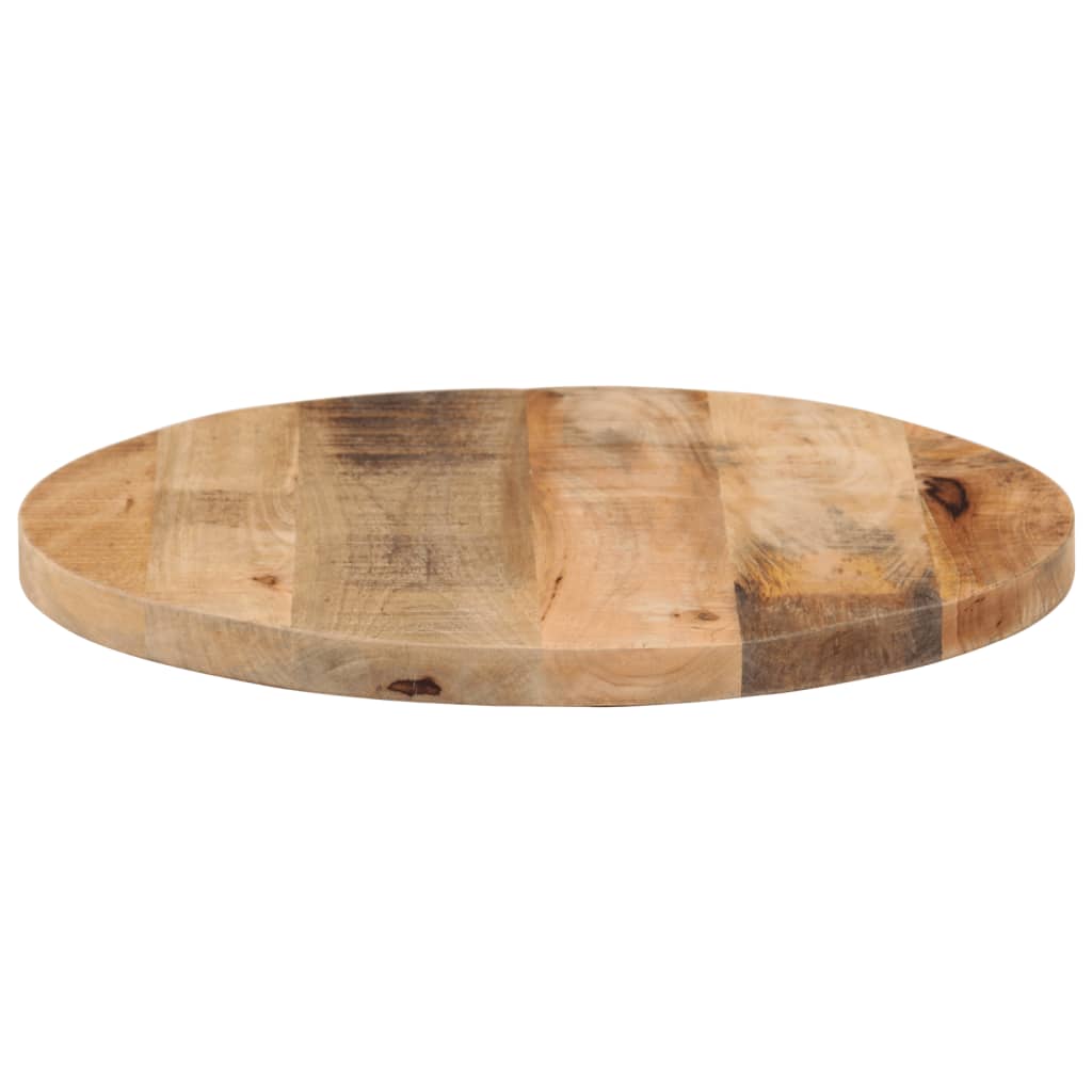 vidaXL Tablero de mesa redondo madera maciza mango rugosa Ø 40x2,5 cm