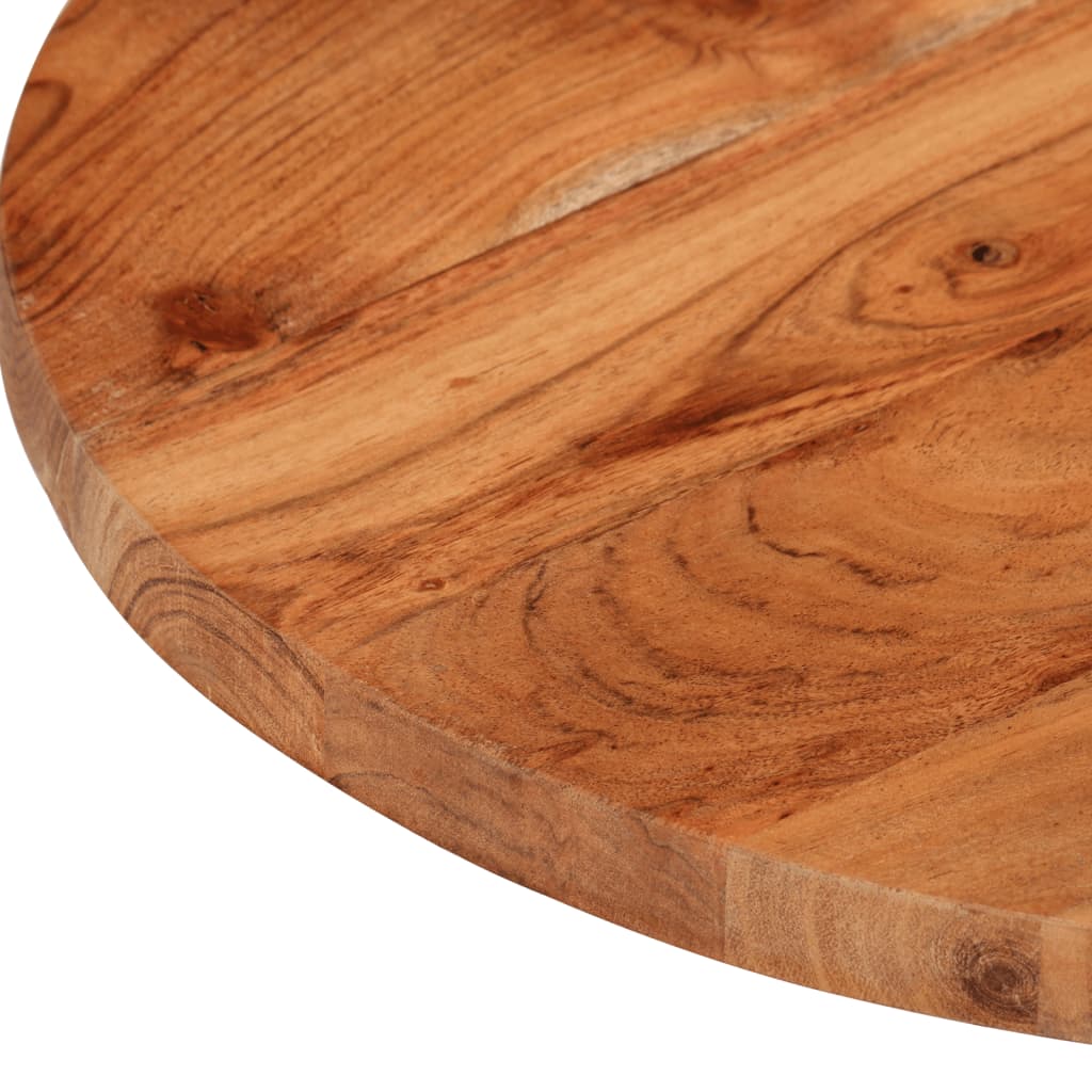 vidaXL Tablero de mesa redondo madera maciza de acacia Ø50x2,5 cm