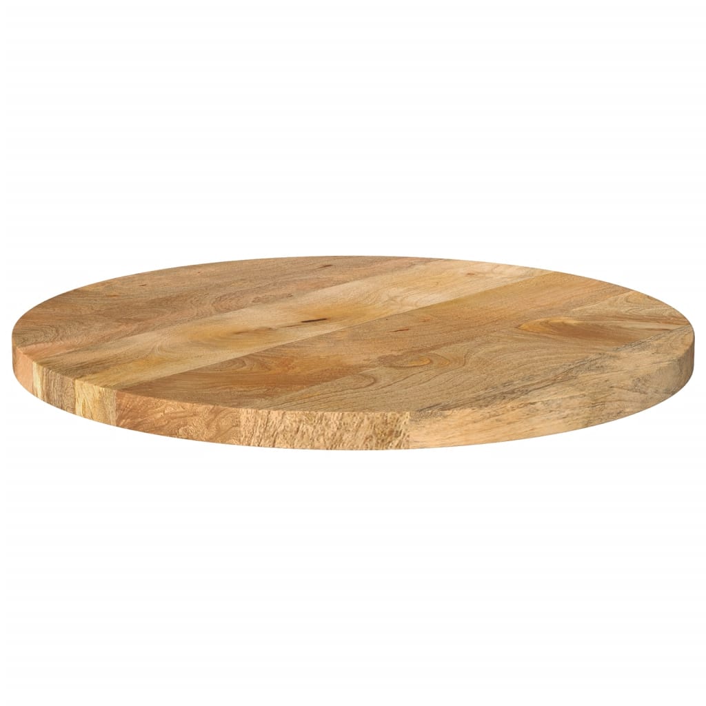 vidaXL Tablero de mesa redondo madera maciza de mango Ø 60x2,5 cm