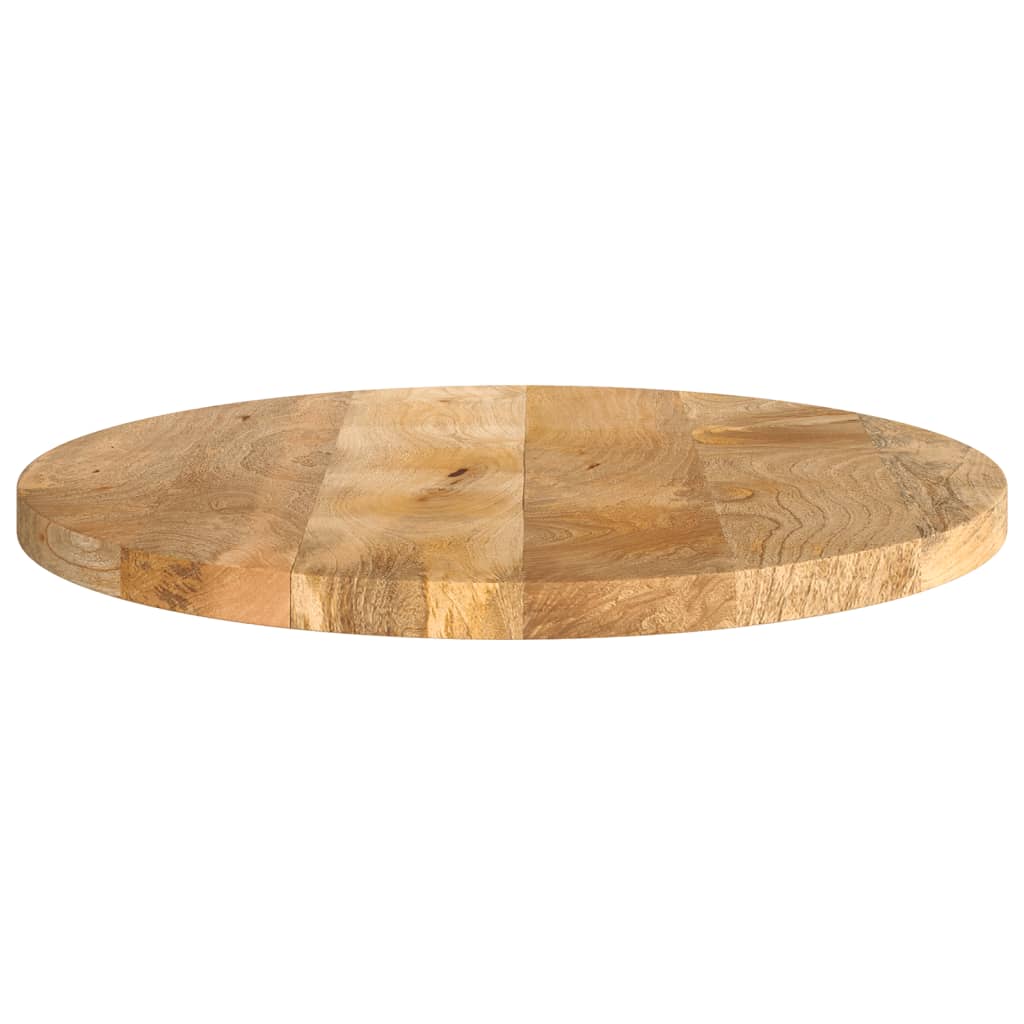 vidaXL Tablero de mesa redondo madera maciza de mango Ø 60x2,5 cm