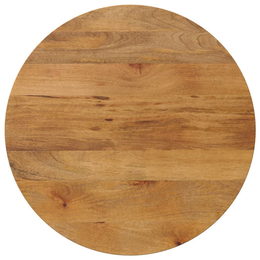 vidaXL Tablero de mesa redondo madera maciza de mango Ø 70x2,5 cm