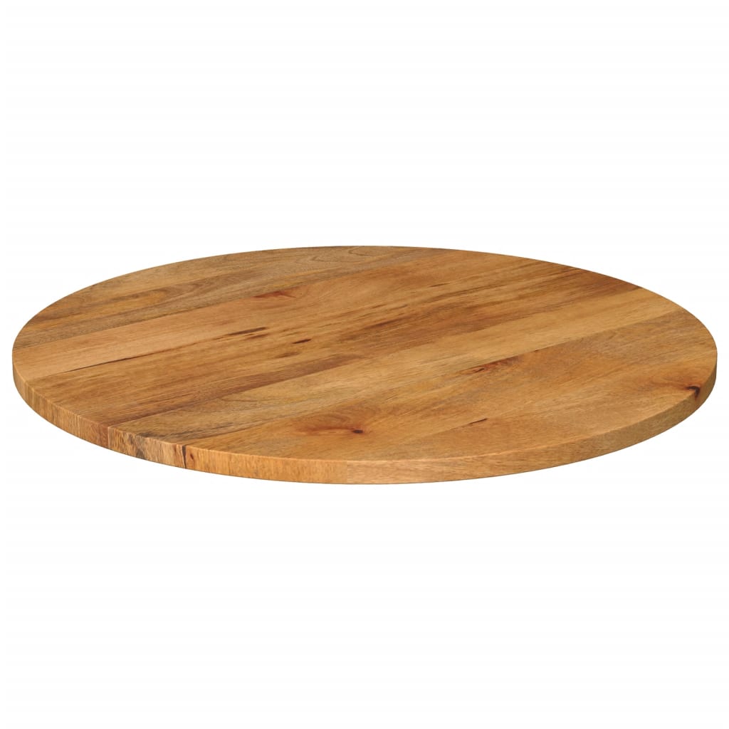 vidaXL Tablero de mesa redondo madera maciza de mango Ø 70x2,5 cm