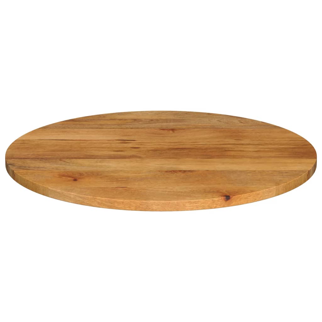 vidaXL Tablero de mesa redondo madera maciza de mango Ø 70x2,5 cm