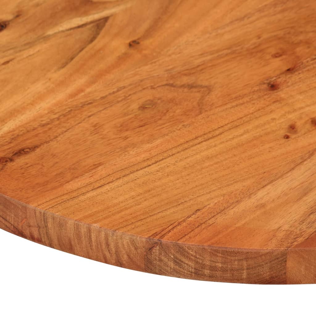 vidaXL Tablero de mesa ovalado madera maciza de acacia 90x40x2,5 cm