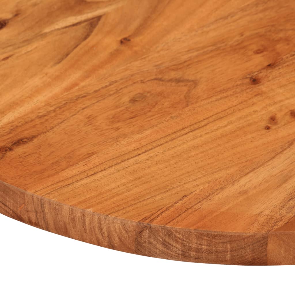 vidaXL Tablero de mesa ovalado madera maciza de acacia 110x50x3,8 cm