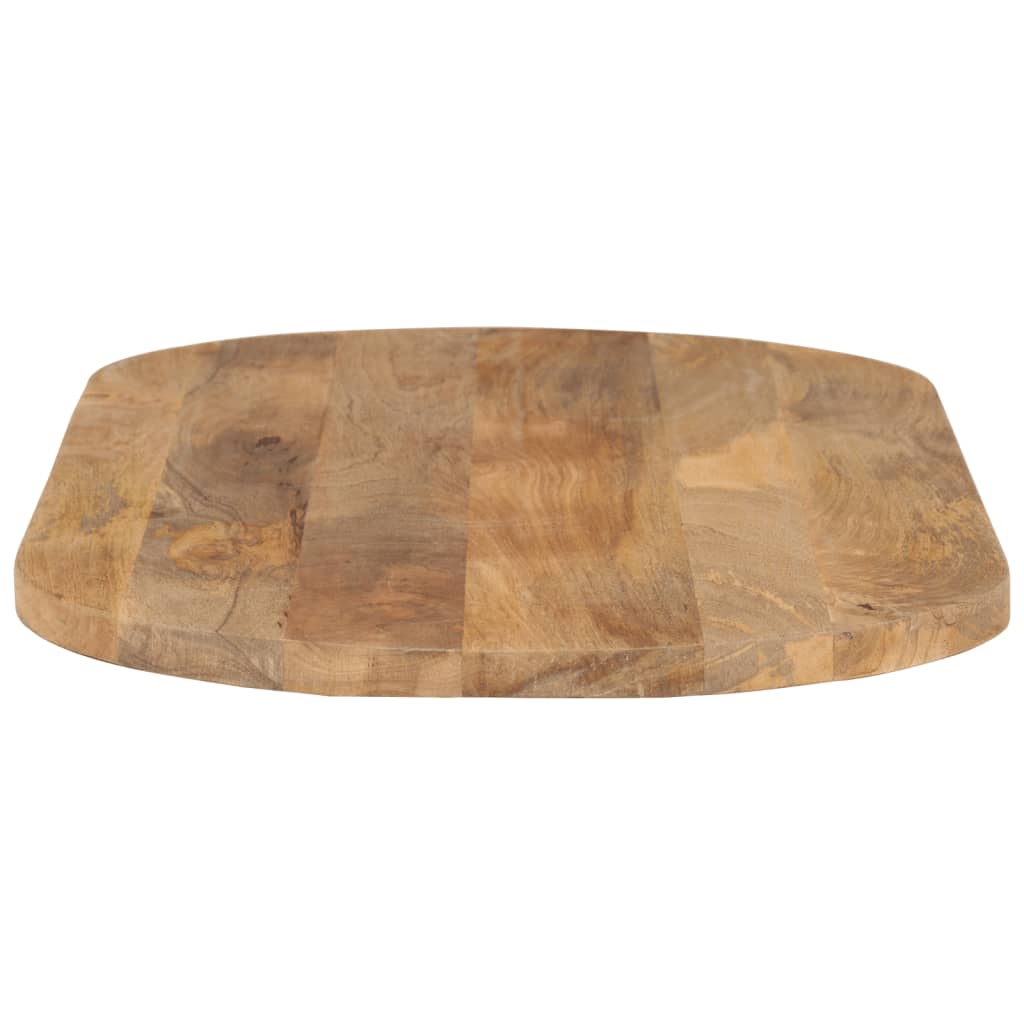 vidaXL Tablero de mesa ovalado madera maciza de mango 110x40x2,5 cm