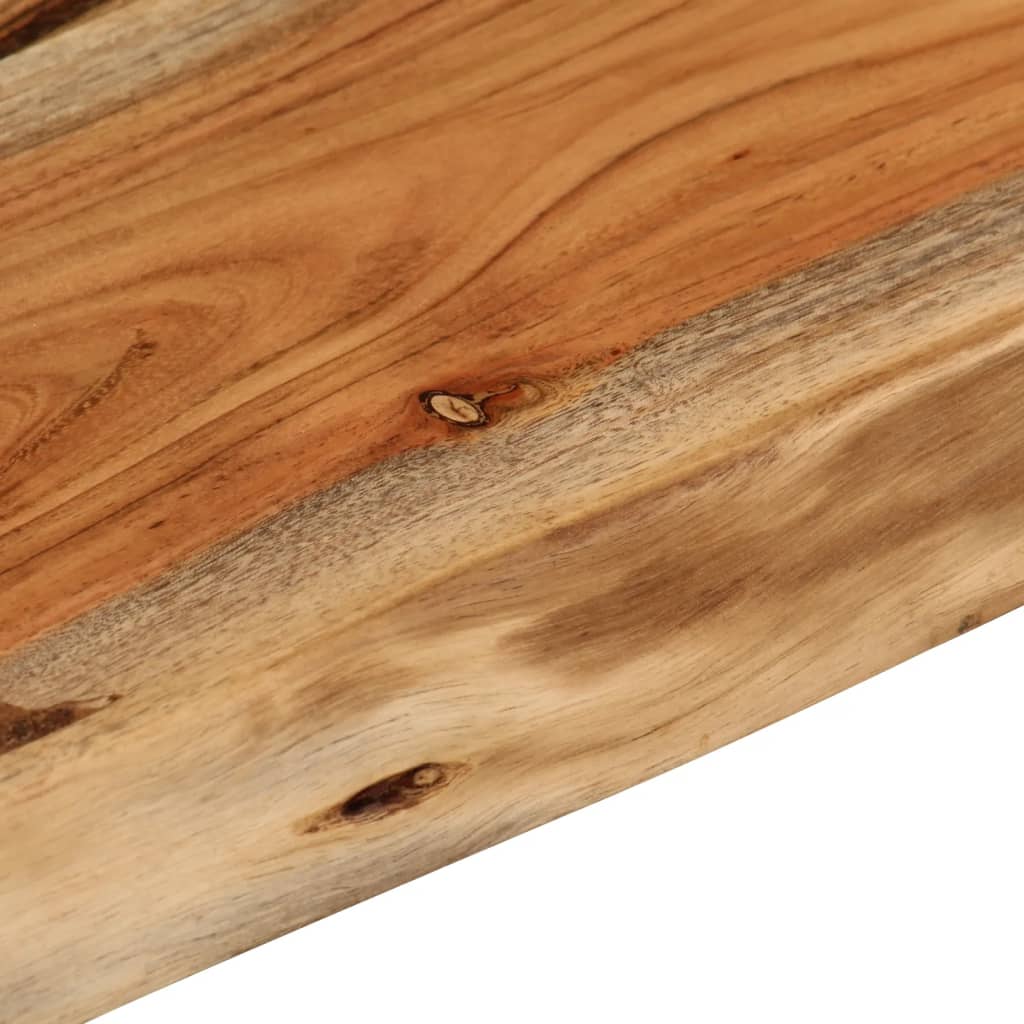 vidaXL Estante pared rectangular madera acacia borde vivo 50x30x2,5 cm