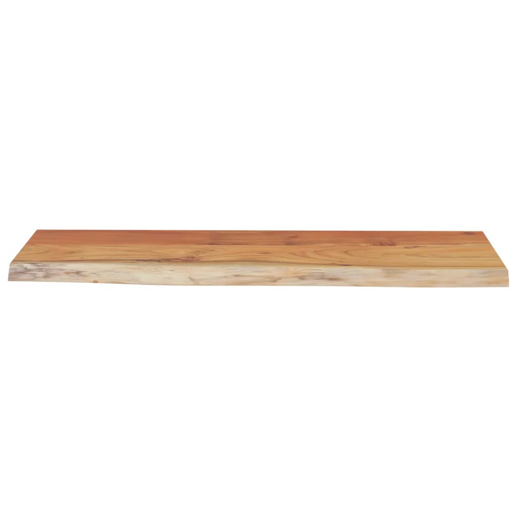 vidaXL Estante pared rectangular madera acacia borde vivo 70x30x2,5 cm