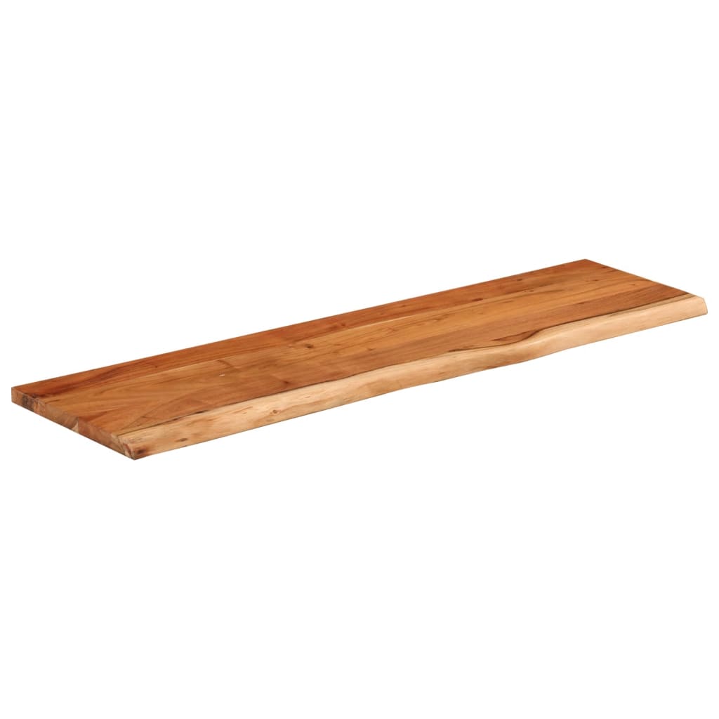 vidaXL Tablero rectangular madera de acacia borde vivo 120x40x2,5 cm