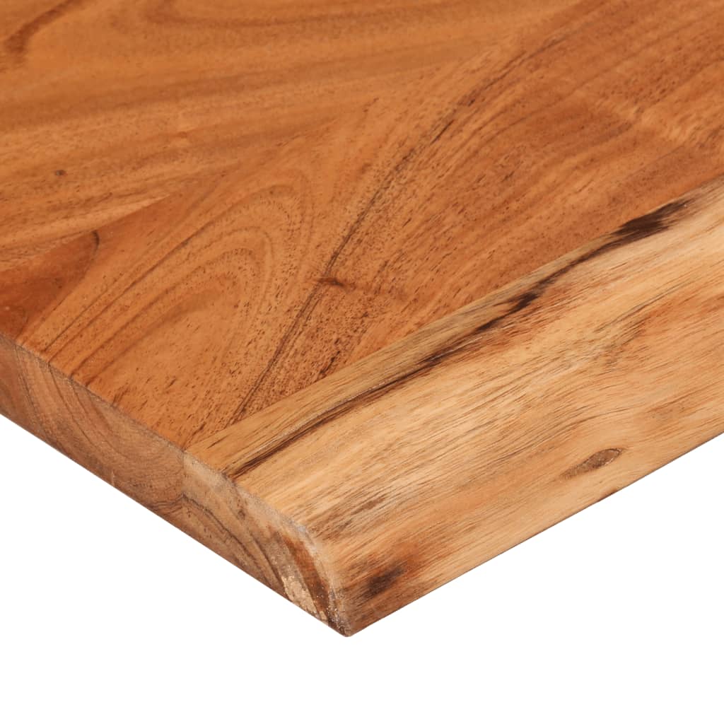 vidaXL Tablero rectangular madera de acacia borde vivo 120x40x2,5 cm