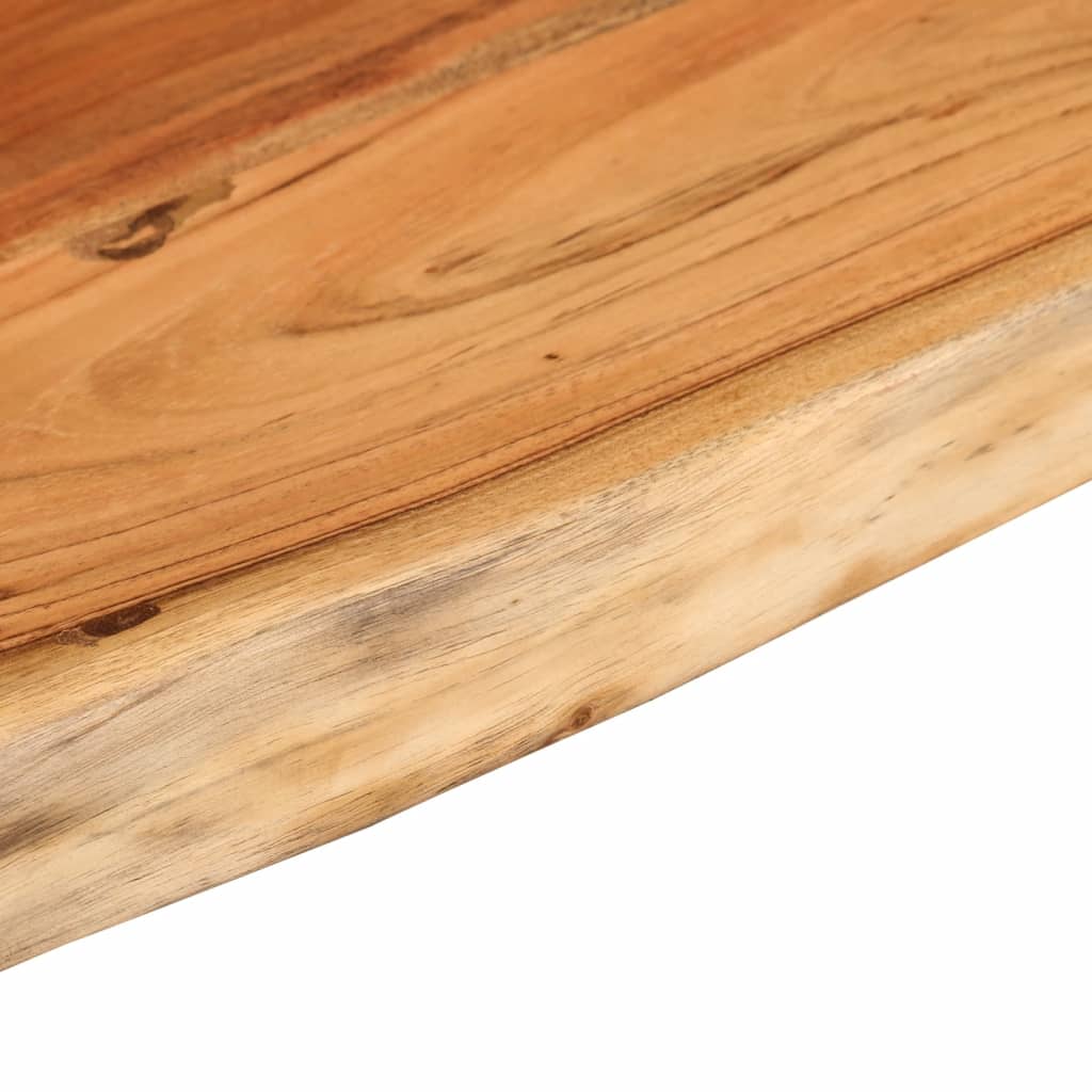 vidaXL Tablero rectangular madera de acacia borde vivo 160x40x2,5 cm