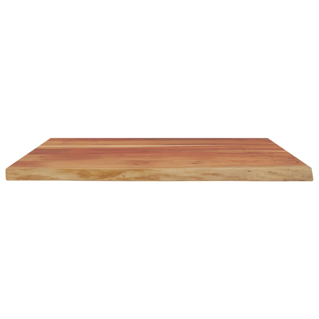 vidaXL Tablero rectangular madera de acacia borde vivo 100x80x2,5 cm