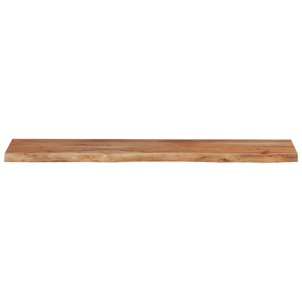 vidaXL Estante pared rectangular madera acacia borde vivo 90x20x3,8 cm