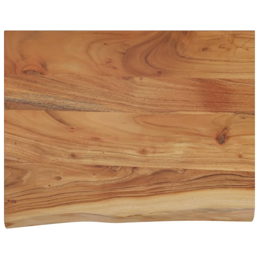 vidaXL Estante pared rectangular madera acacia borde vivo 40x30x3,8 cm