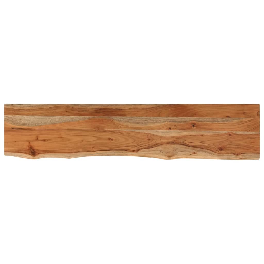 vidaXL Tablero rectangular madera de acacia borde vivo 180x40x3,8 cm