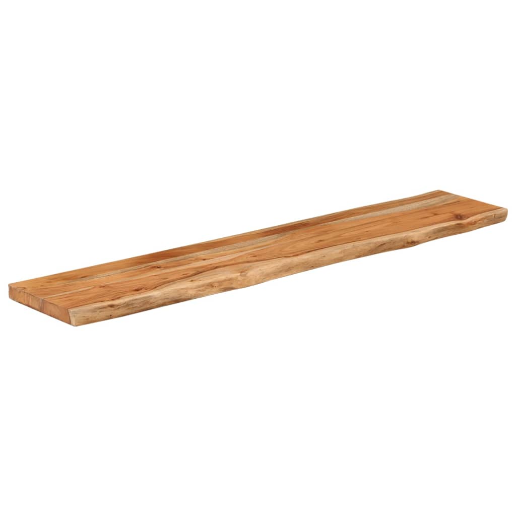 vidaXL Tablero rectangular madera de acacia borde vivo 180x40x3,8 cm