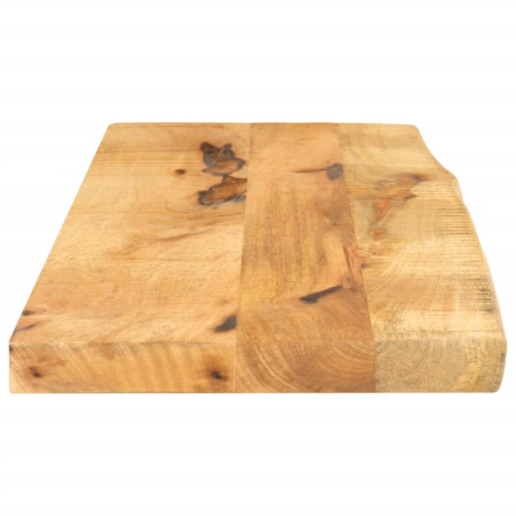 vidaXL Tablero de mesa borde natural madera maciza mango 70x40x3,8 cm