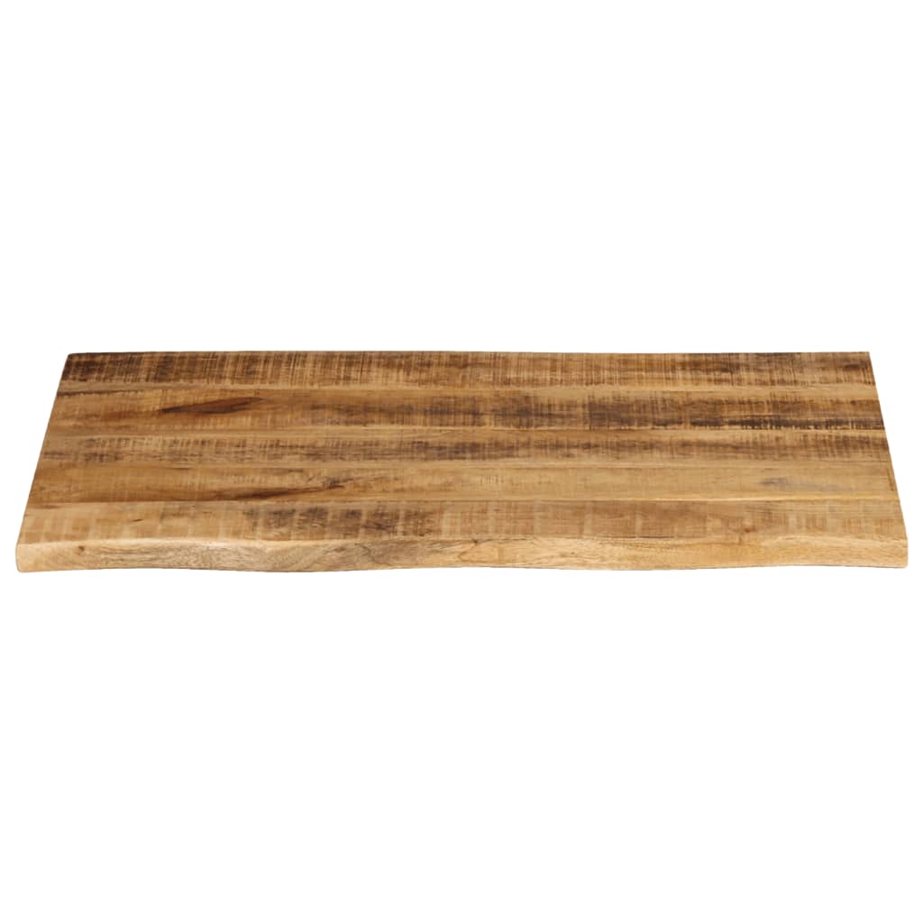 vidaXL Tablero de mesa borde natural madera maciza mango 70x60x3,8 cm