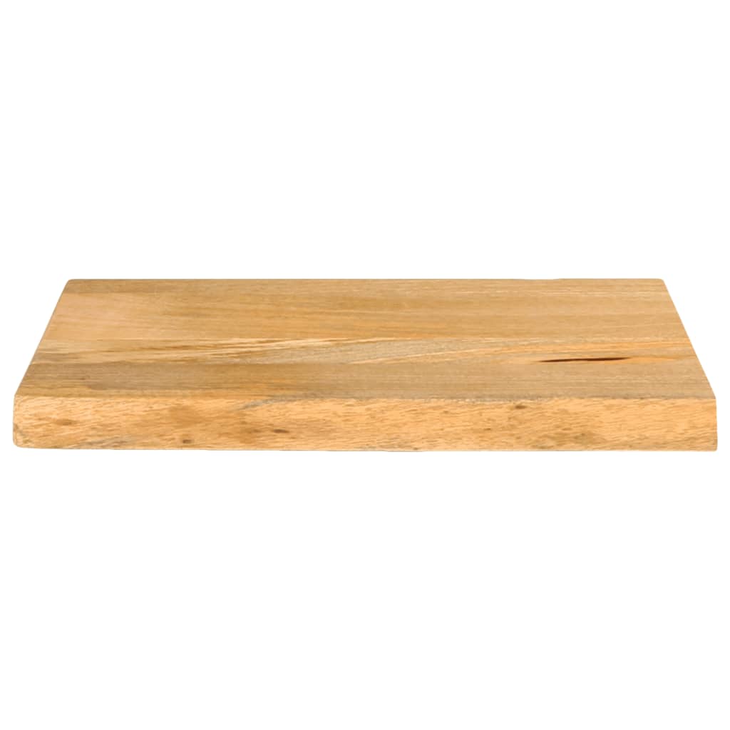 vidaXL Tablero de mesa borde natural madera maciza mango 50x20x2,5 cm