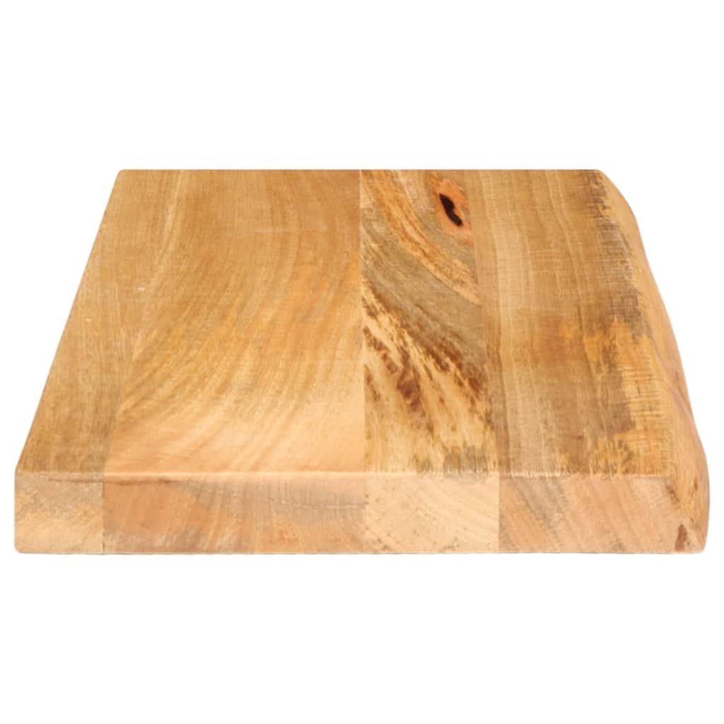 vidaXL Tablero de mesa borde natural madera maciza mango 50x20x2,5 cm