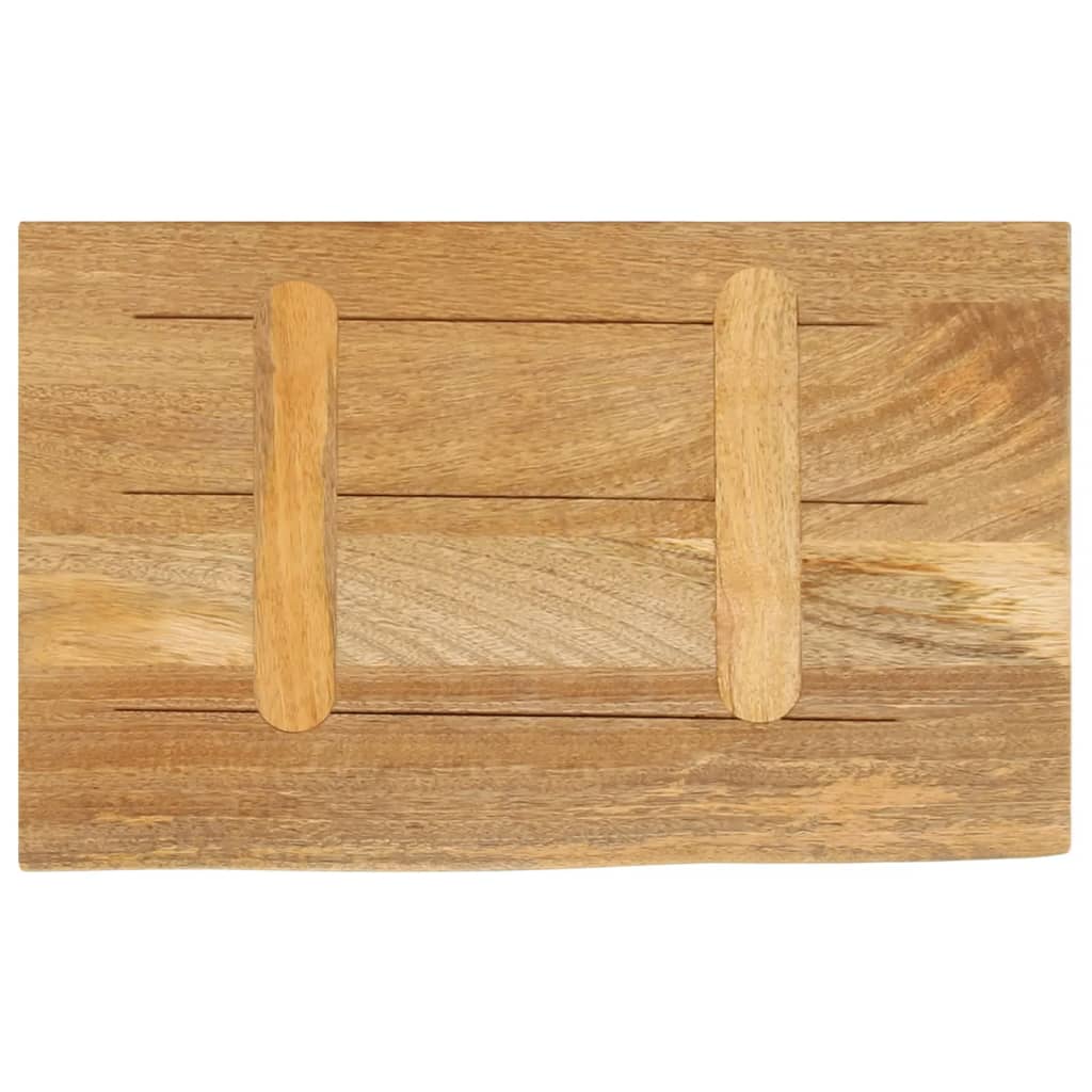 vidaXL Tablero de mesa borde natural madera maciza mango 50x20x2,5 cm