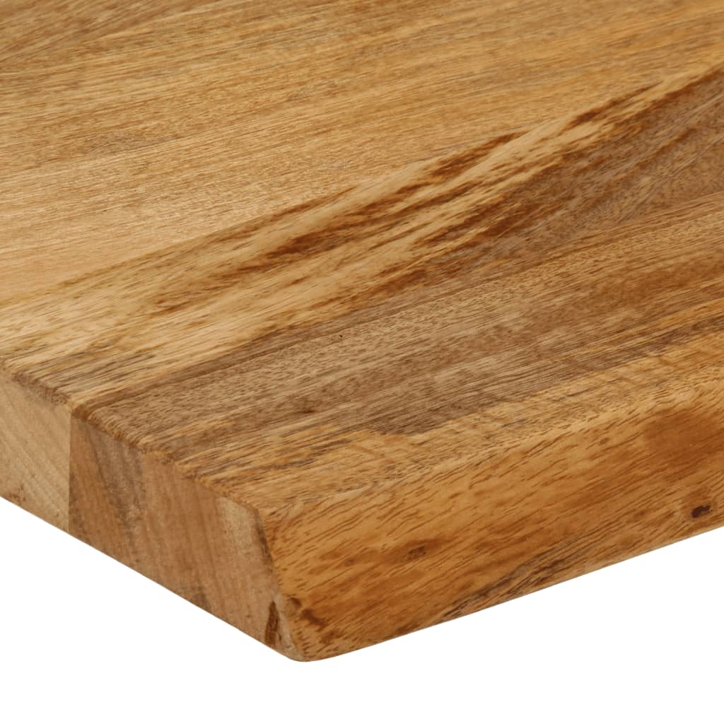 vidaXL Tablero de mesa borde natural madera maciza mango 50x20x2,5 cm