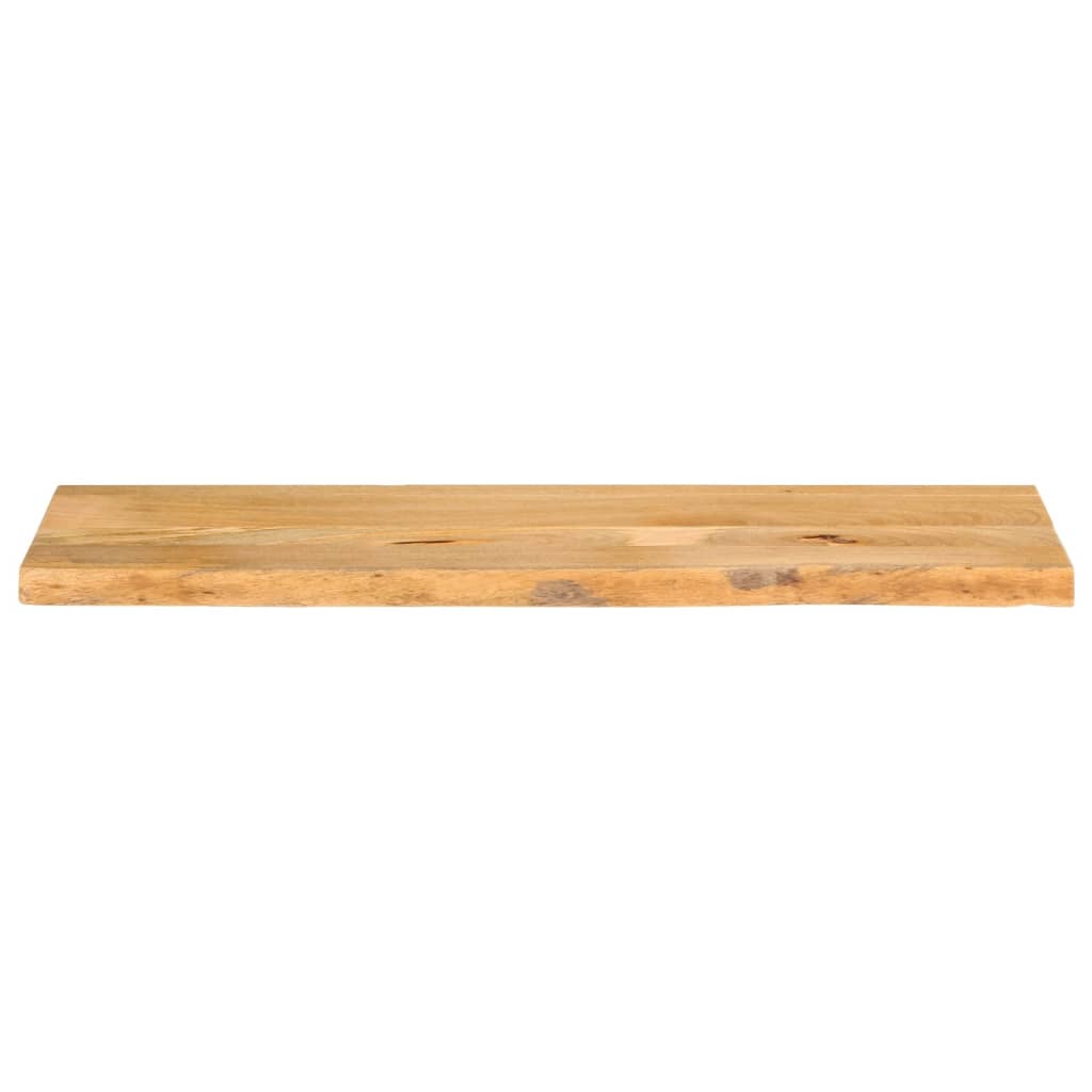 vidaXL Tablero de mesa borde natural madera maciza mango 120x20x2,5 cm